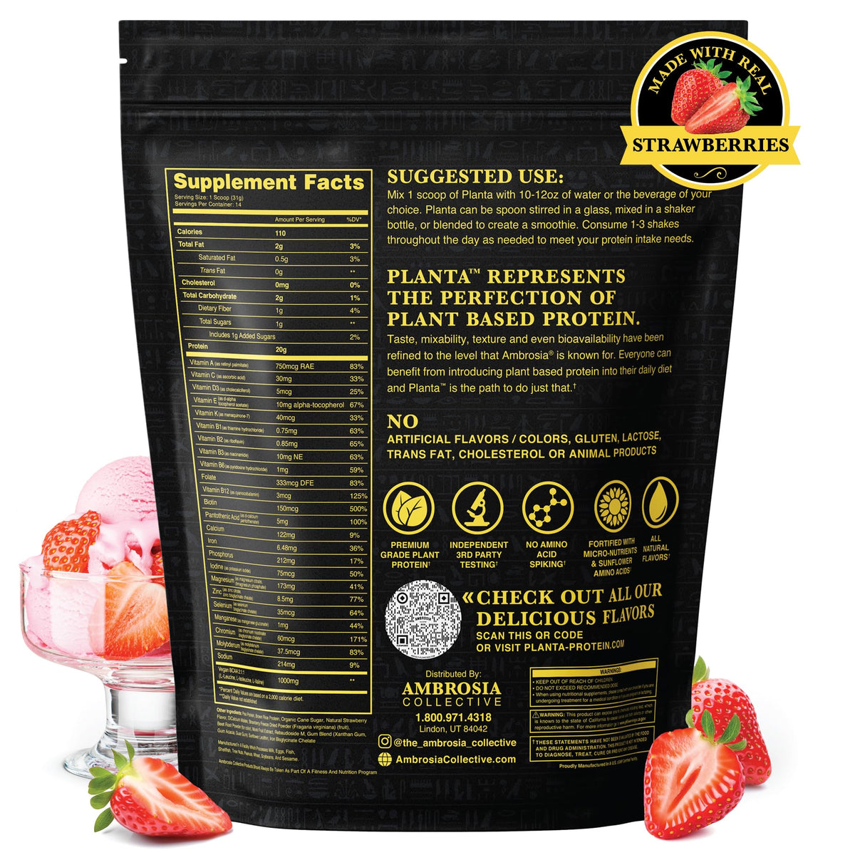 Ambrosia Planta - Premium Plant-Based Protein