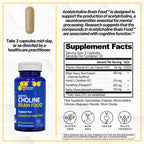 Natural Stacks Acetylcholine Brain Food with Alpha GPC - 60 Capsules - image 2