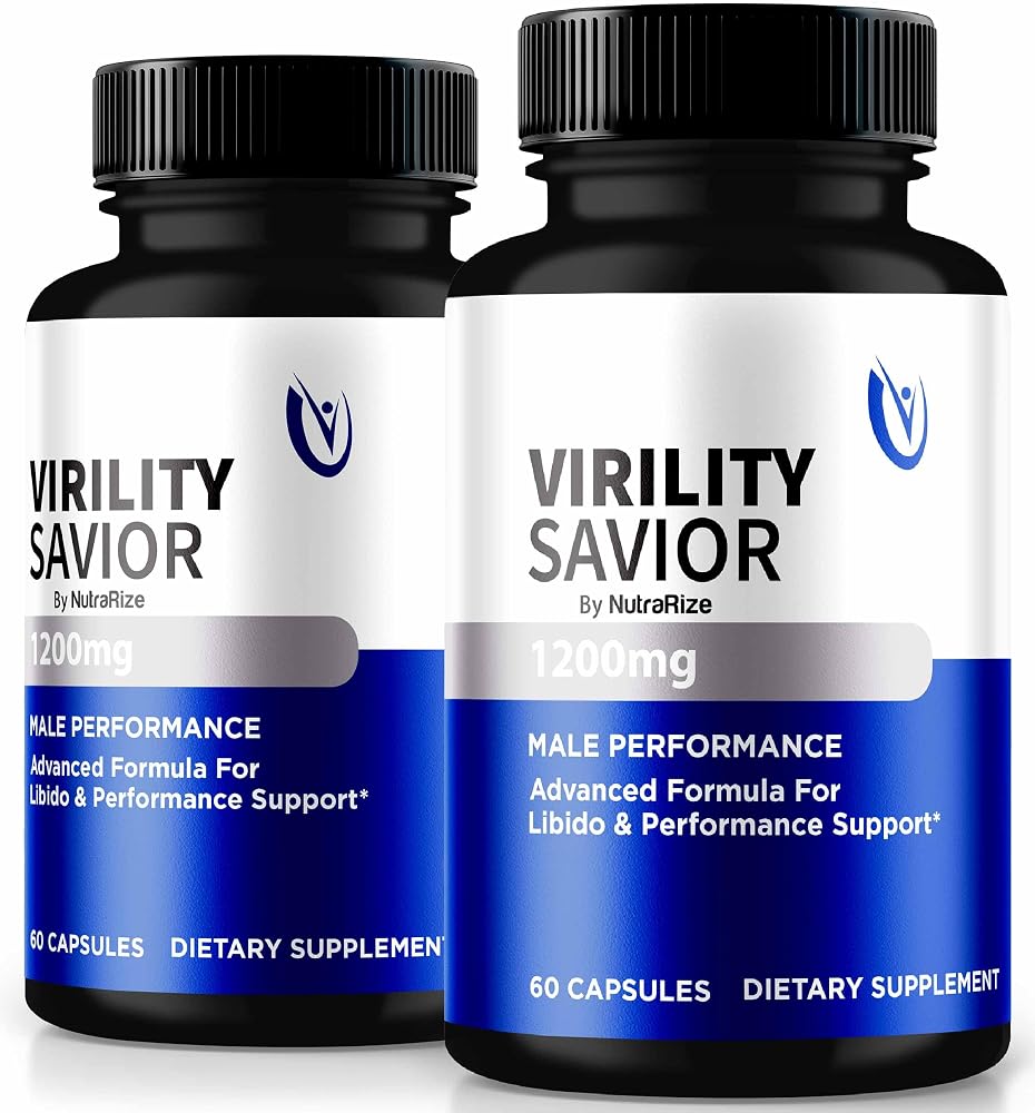 NutraRize Virility Savior Capsules for Men - 120 Capsules
