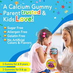 LILICARE Kids Calcium Gummies with Vitamin D3 K2 - 60 Gummies - image 6