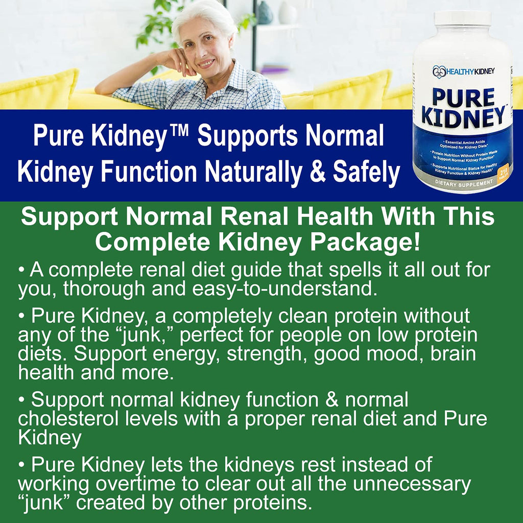 Kidney Restore Pure Kidney Health Supplement - 210 Pills - image 5