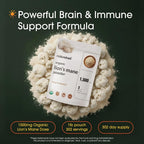 NatureBell Organic Lion's Mane Powder 1,500mg - 1 lb - image 2