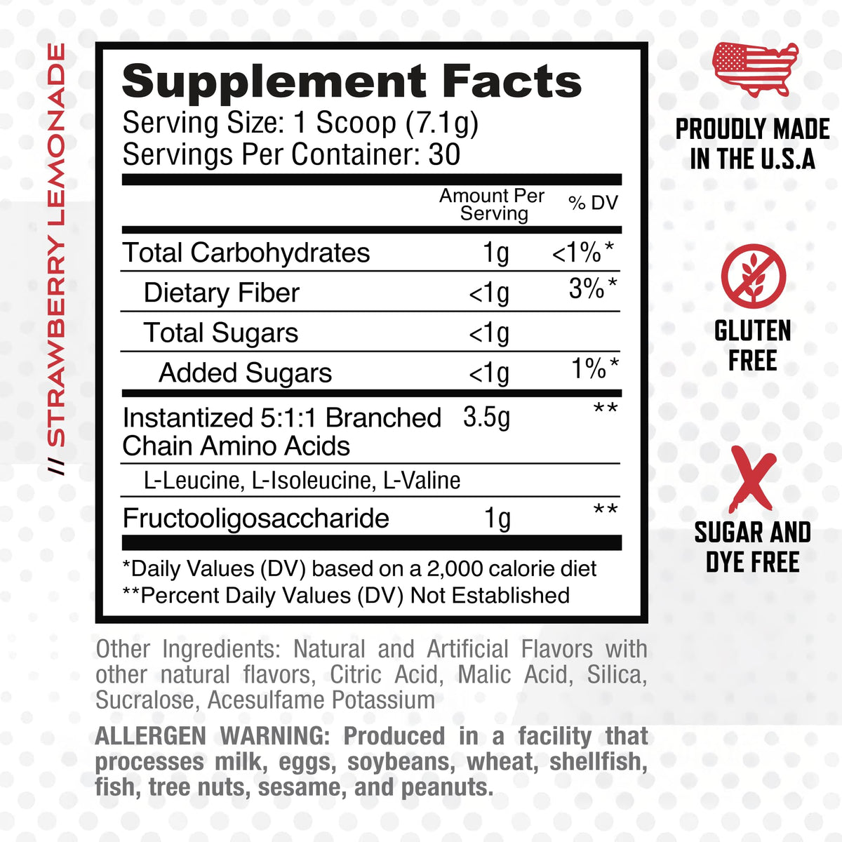 Purus Labs Everyday Amino BCAA Powder