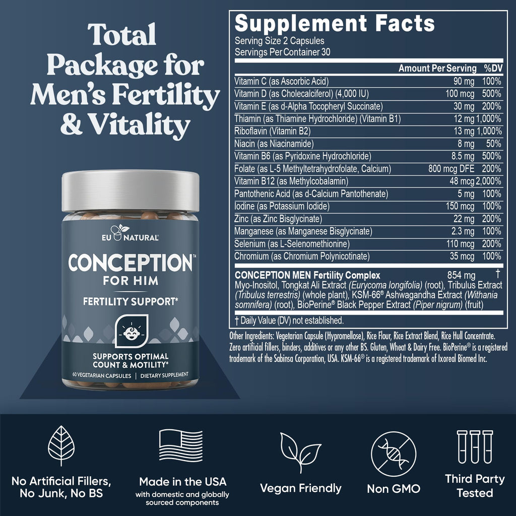 Eu Natural Conception Fertility Prenatal Vitamins