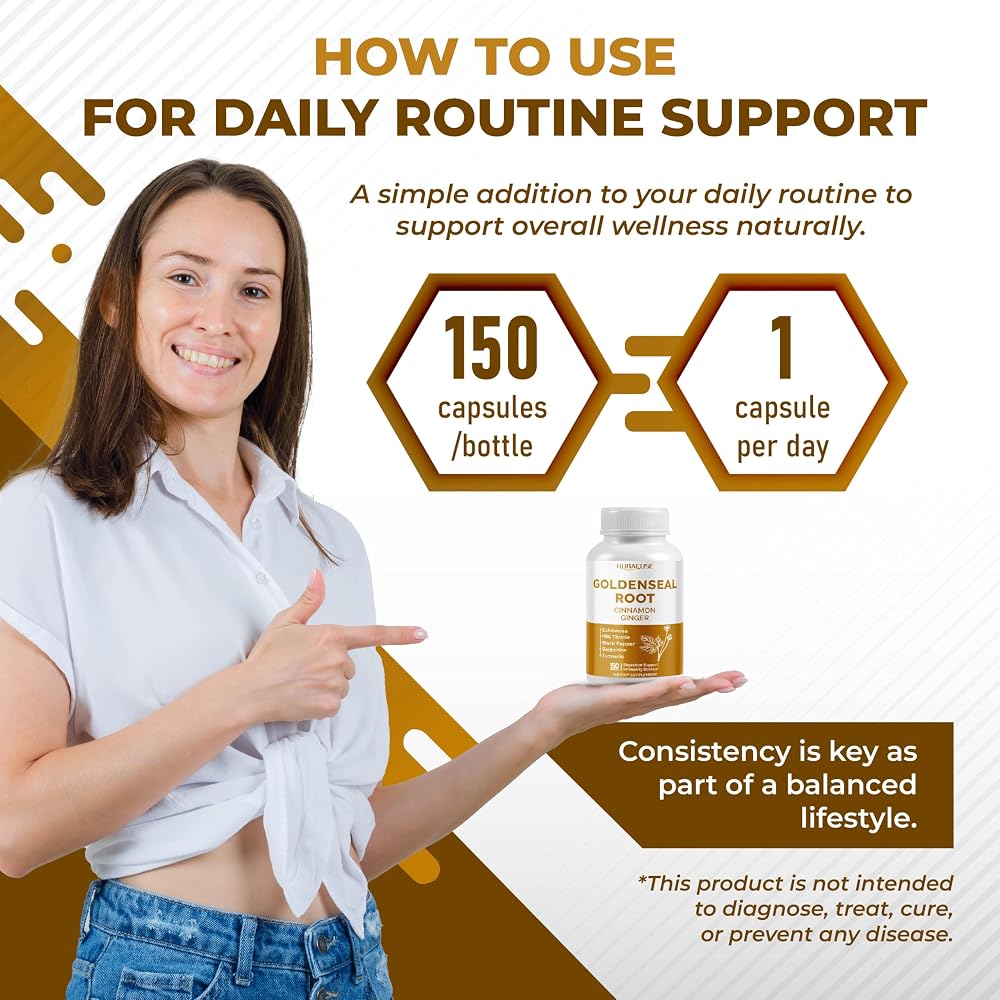 NuraFuse Goldenseal 8-in-1 for Digestive & Immune Wellness - 150 Capsules - image 6