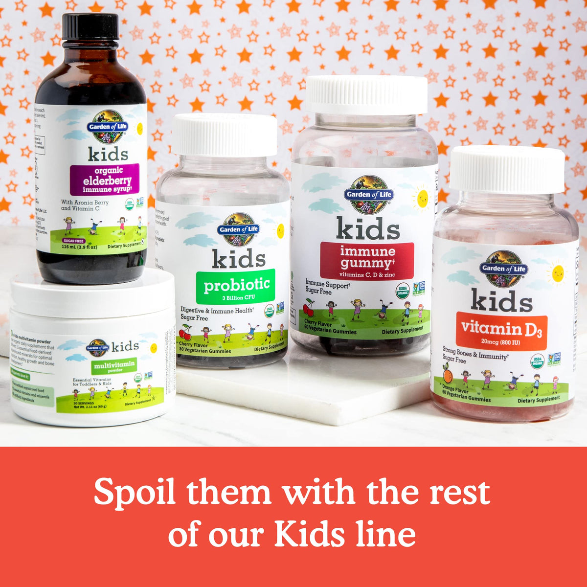 Garden of Life Kids Immune Support Gummies Cherry - 60 Count - image 7