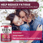 Hovika Iron Gummies Supplement for Women & Men