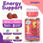 Squiggles Kids Daily Iron+ Gummies - 100 Count - image 3