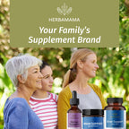 HERBAMAMA Brain Support Gummies with Ashwagandha & Bacopa - 60 Gummies - image 8