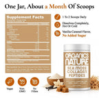ORGANICS NATURE Collagen Peptides Powder with Irish Sea Moss - 380g - image 4