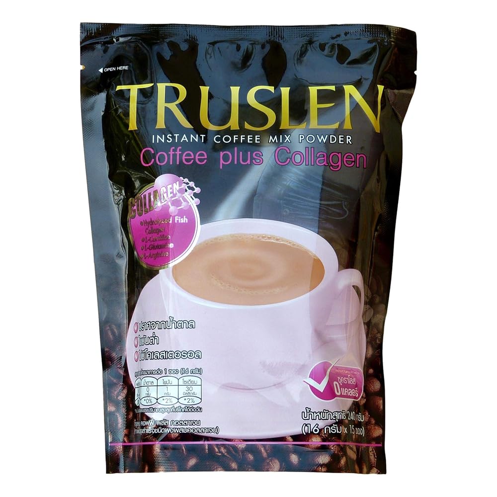 Truslen Coffee Plus Collagen Coffee Mix Powder - 15 Sachets