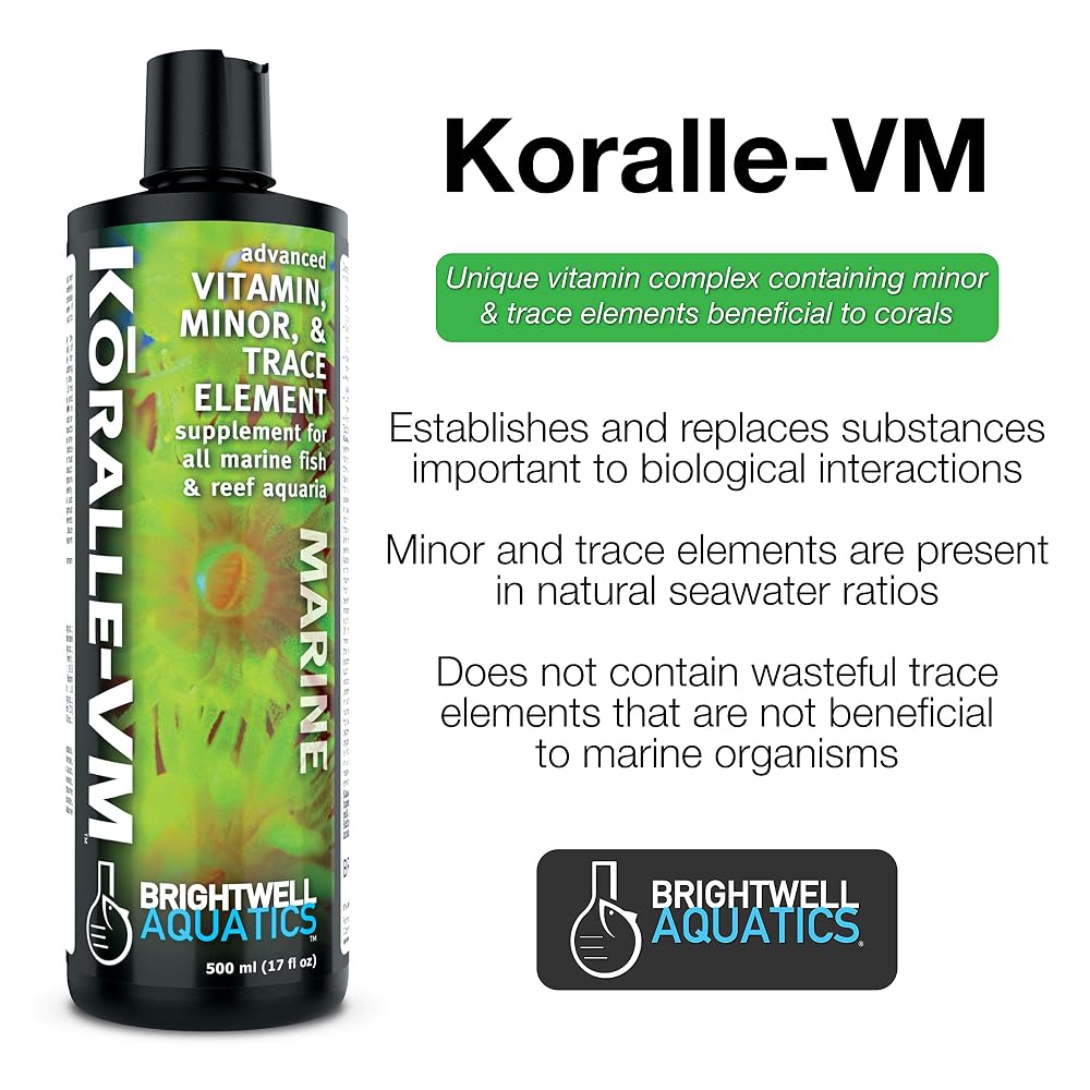 Brightwell Aquatics Koralle-VM Coral Vitamins & Trace Elements - 250ml - image 3
