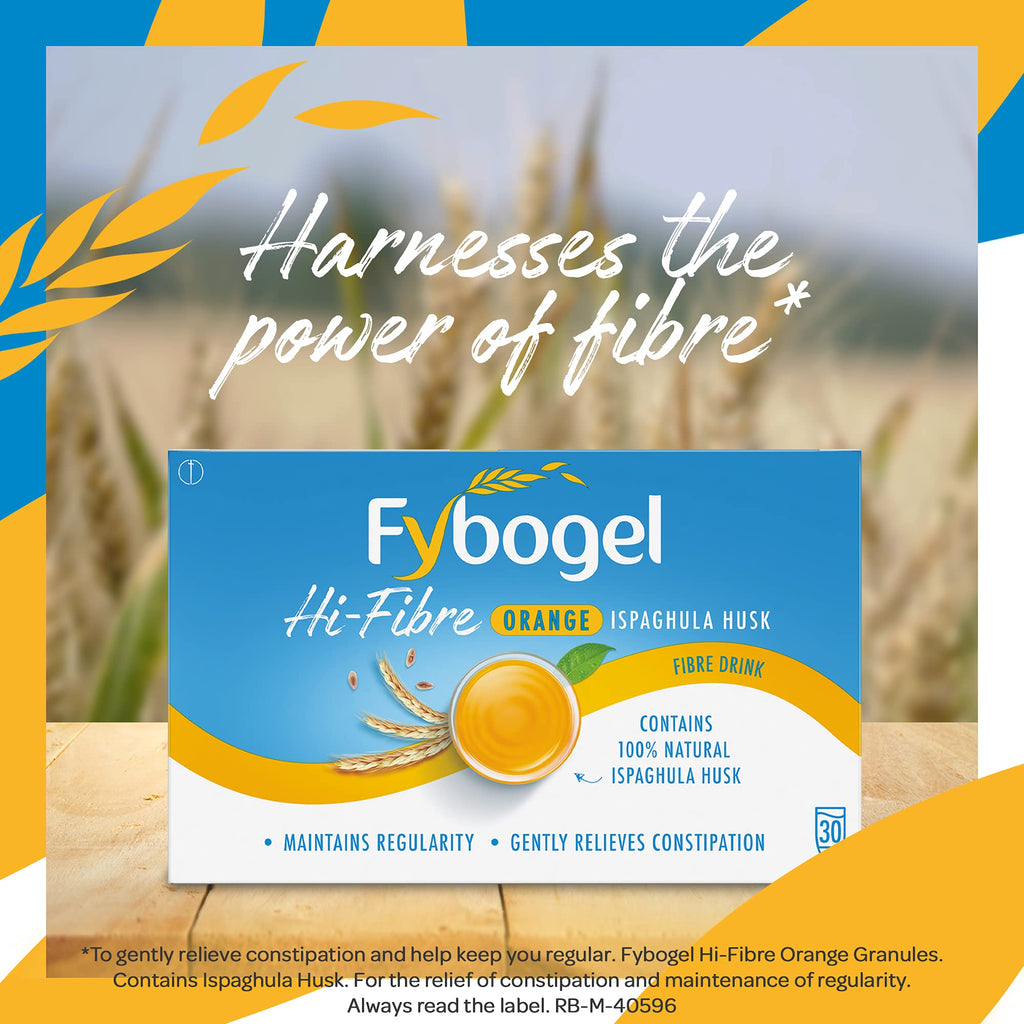Fybogel Hi Fibre Orange Flavour Sachets - 30 Count - image 5