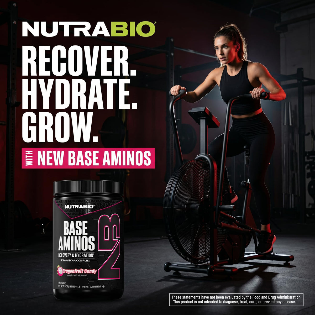 NutraBio Base Aminos EAA + BCAA Powder