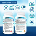 Bio Absorb Serrapeptase 120000 SPU Delayed Release - 200 Capsules - image 7