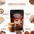 KARKZE USDA Organic Instant Mushroom Coffee - 30 Servings - image 3