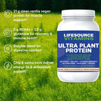 LifeSource Vitamins Plant Protein Vanilla - 2.2 lb - image 3