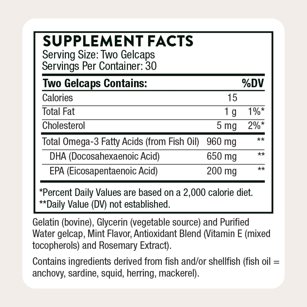 THORNE Prenatal DHA Omega-3 Fish Oil - 60 Softgels - image 5