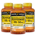 MASON NATURAL Peppermint Oil 50 mg Enteric Coated Softgels - 270 Count