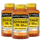 MASON NATURAL Peppermint Oil 50 mg Enteric Coated Softgels - 270 Count