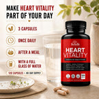 HerbaMe Heart Health Supplement for Circulation Support - 120 Capsules - image 7