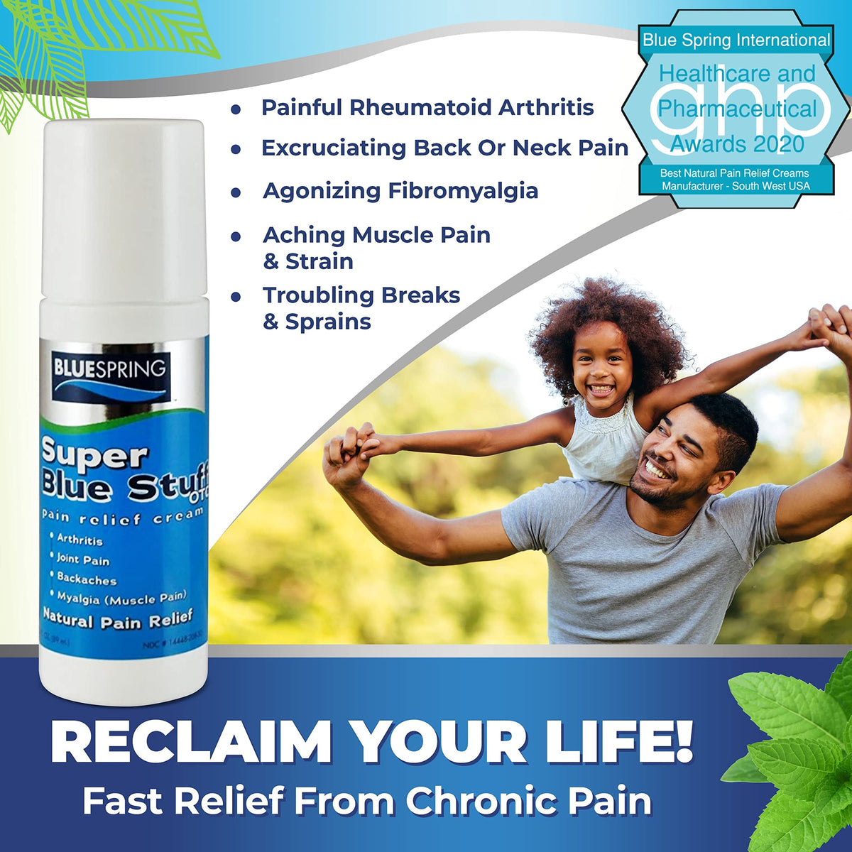 Emu Therapy Super Blue Stuff Natural Pain Relief Roll-On with Emu Oil - image 5