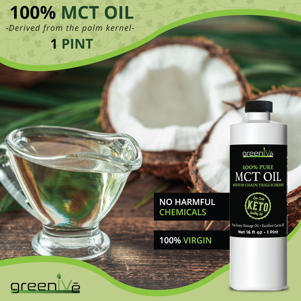 GreenIVe MCT Oil 100% Pure C8 C10 - 16 fl oz - image 3