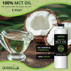 GreenIVe MCT Oil 100% Pure C8 C10 - 16 fl oz - image 3