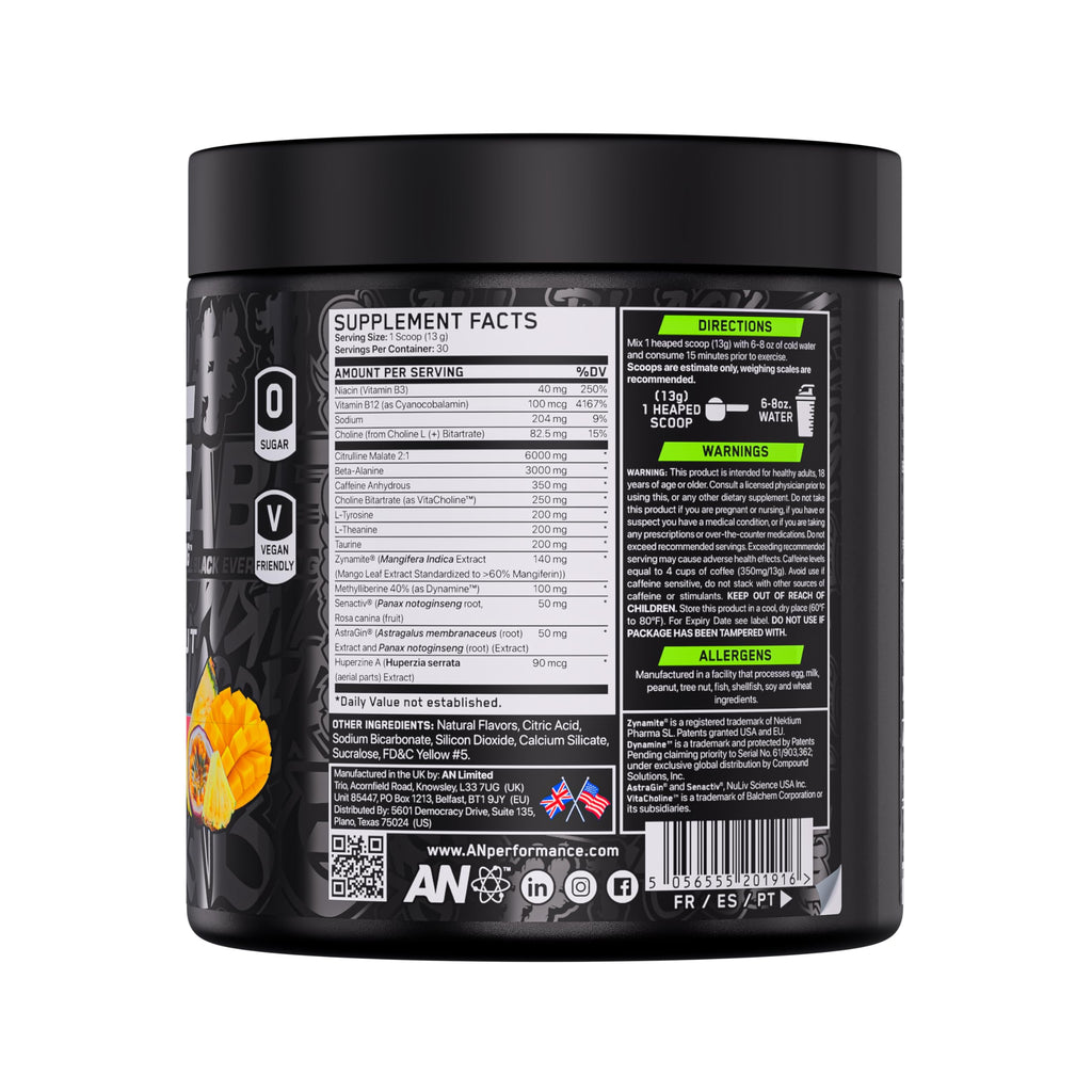 ABE all black everything All Black Everything Pre Workout Powder