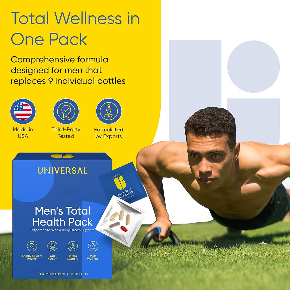 Universal U Mens Total Health Multivitamin - 30 Packs - image 2