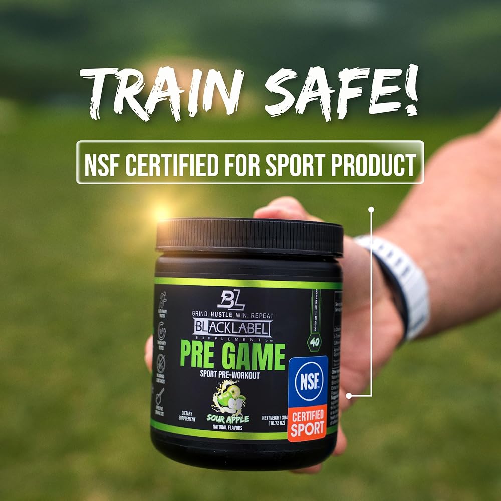 Blacklabel Supplements PRE-Game Pre Workout Powder