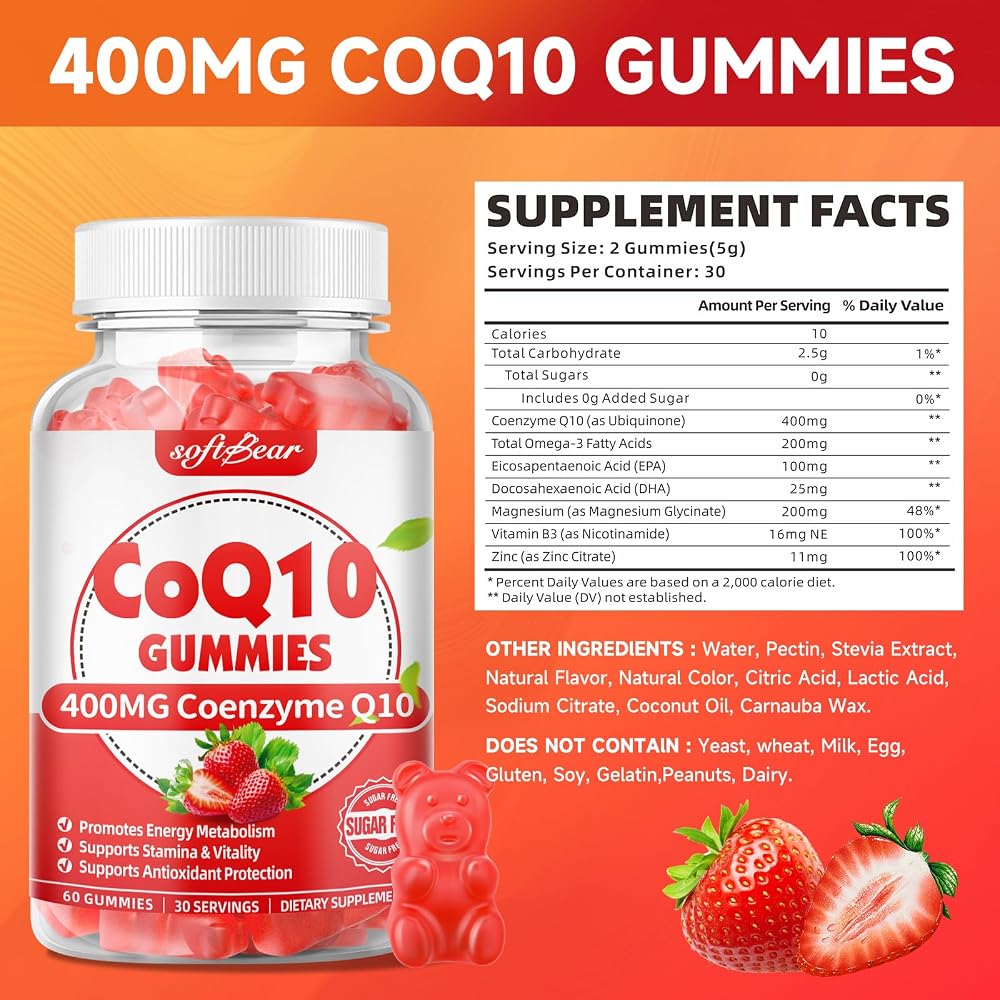 softbear CoQ10 Gummies 400mg