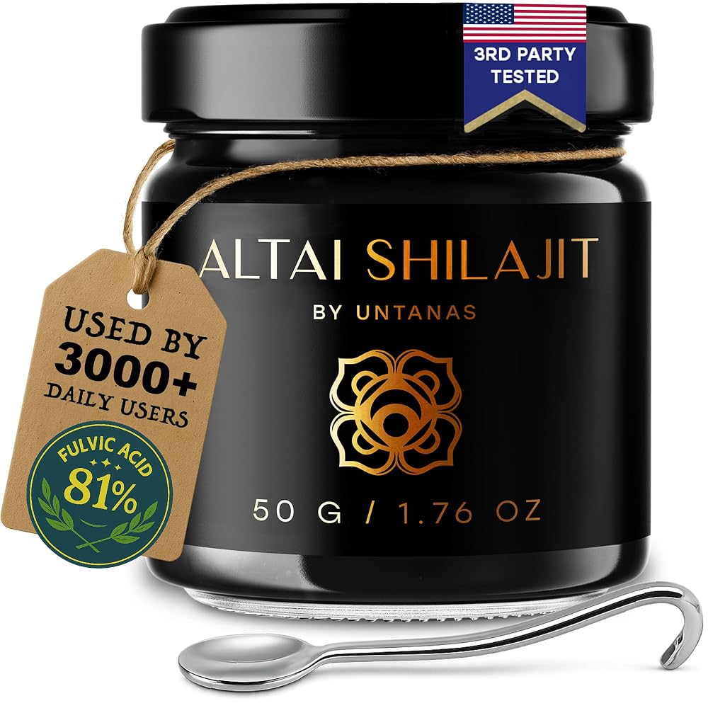 UNTANAS Altai Shilajit Resin for Vitality & Mental Clarity - 50g
