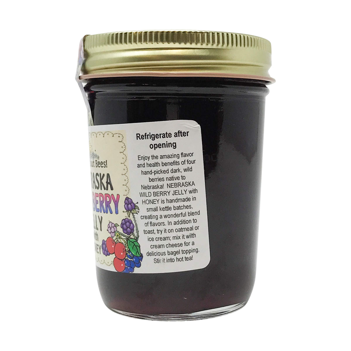It's All About Bees! Nebraska Wild Berry Jelly - 8 oz - image 4