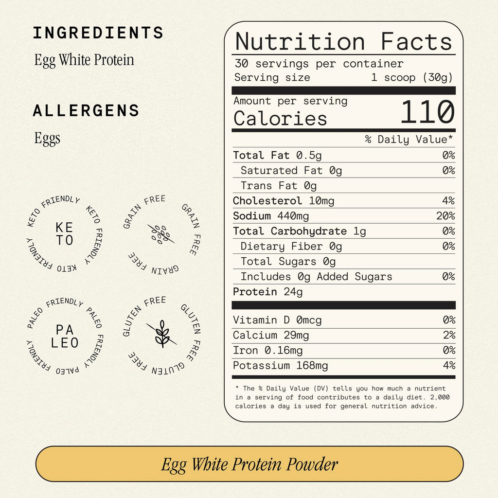 Julian Bakery Egg White Protein Powder Unflavored - 2 Pound - image 2
