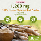 Jiva Botanicals Shatavari Capsules 1200mg Organic - 60 Count - image 3