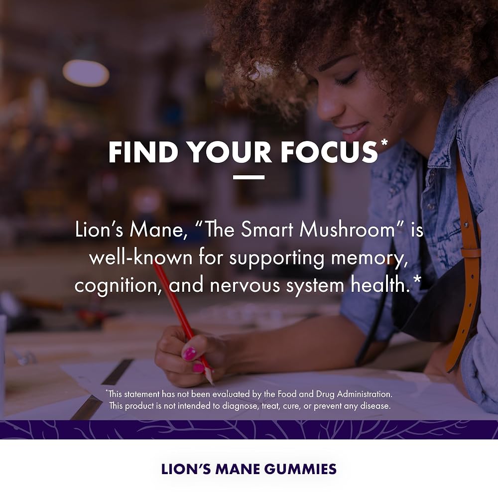 Host Defense Lion's Mane Gummies for Brain Support - 90 Gummies - image 5