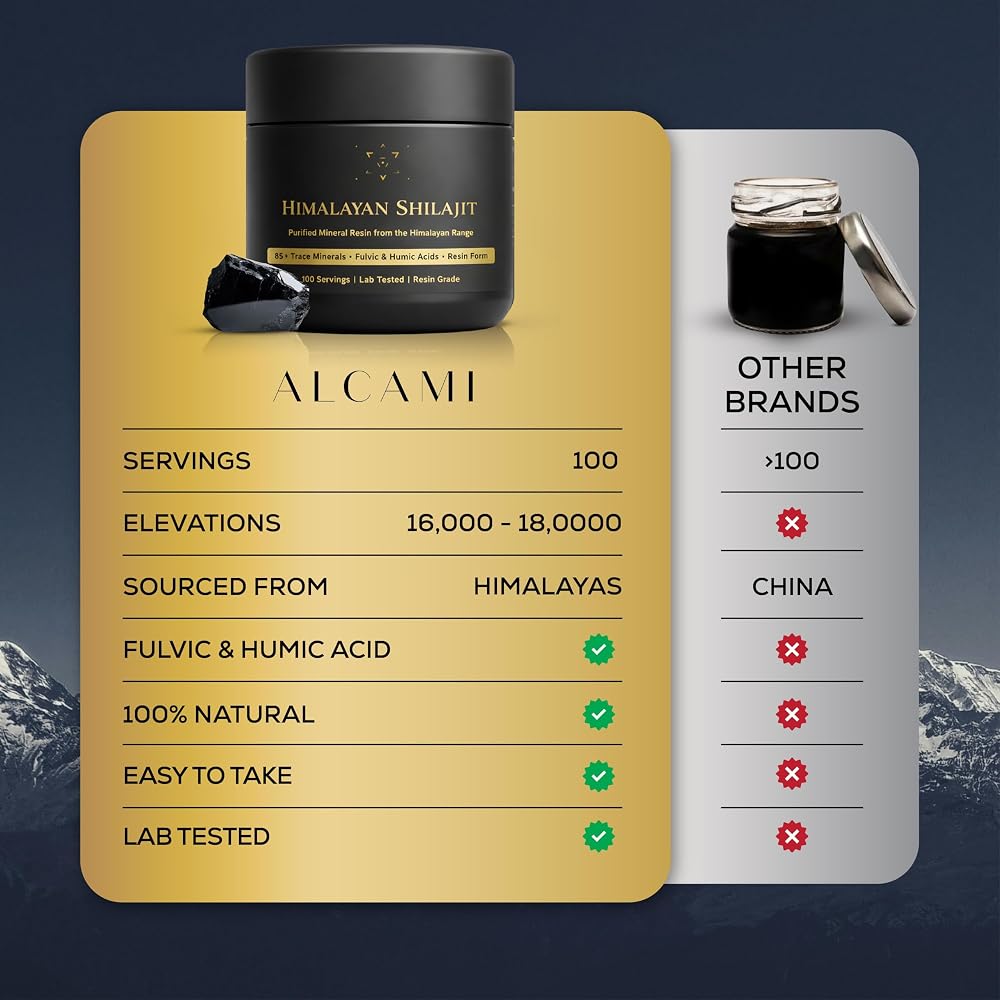 Alcami Premium Himalayan Shilajit Resin - 50 Grams - image 3