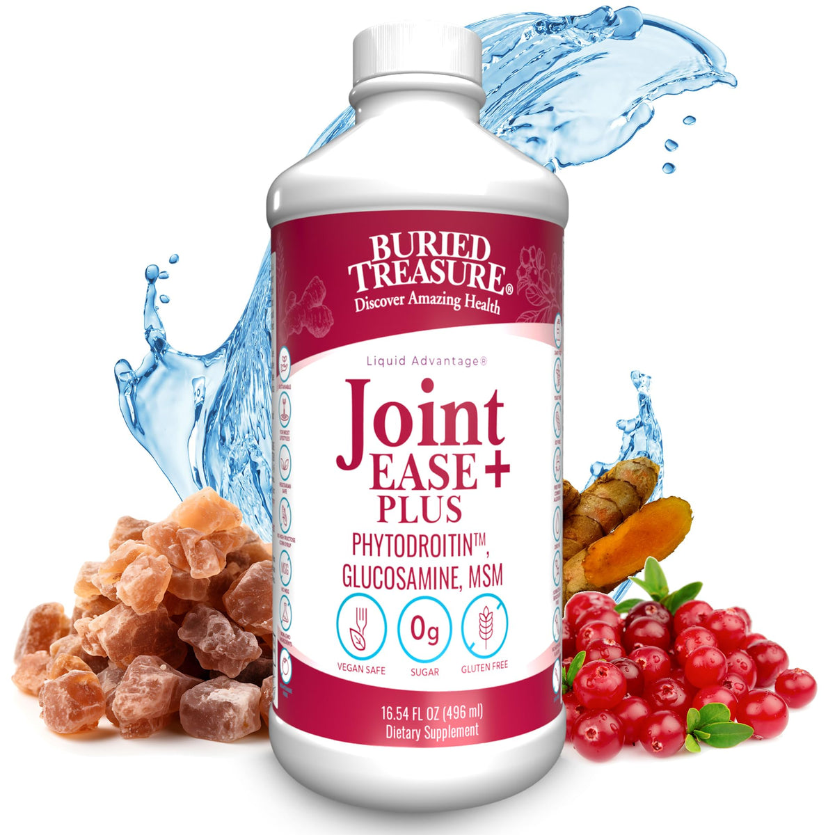 Buried Treasure Joint Ease Plus Liquid Joint Support - 16 fl oz