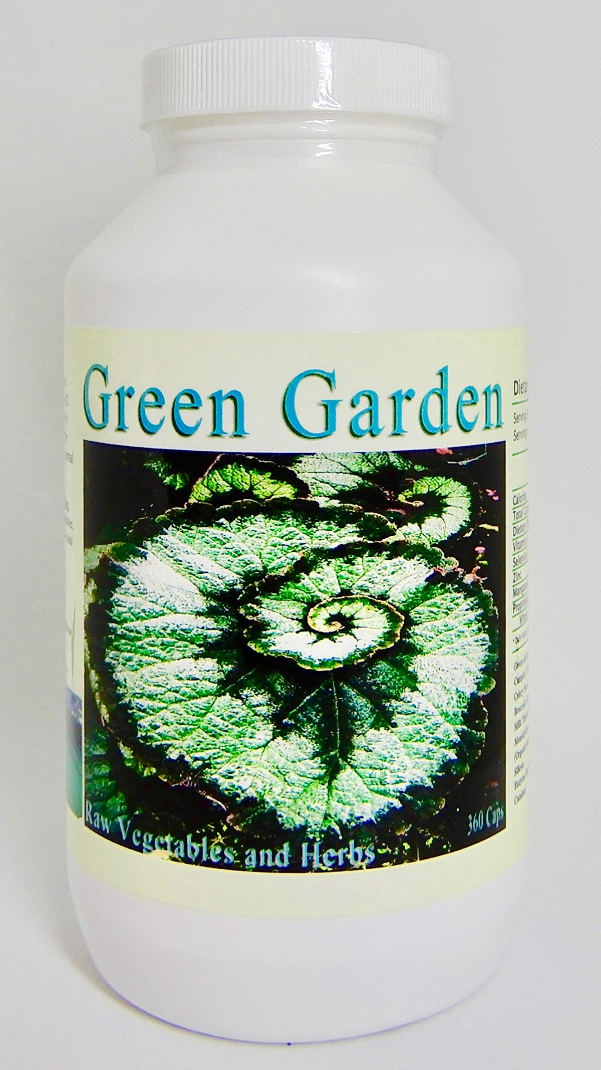 Frequency Foods Green Garden Caps - 360 Capsules