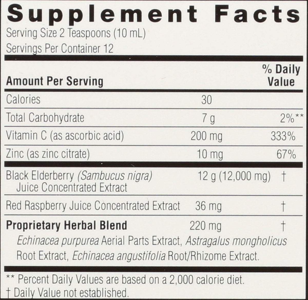 Nature's Answer Sambucus Black Elderberry Extract Immune Support - 4 fl oz - image 3