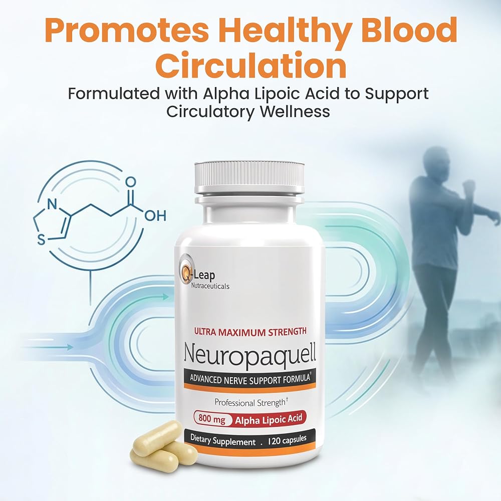 Platinum Health Neuropaquell Alpha Lipoic Acid Nerve Support - 120 Capsules - image 8