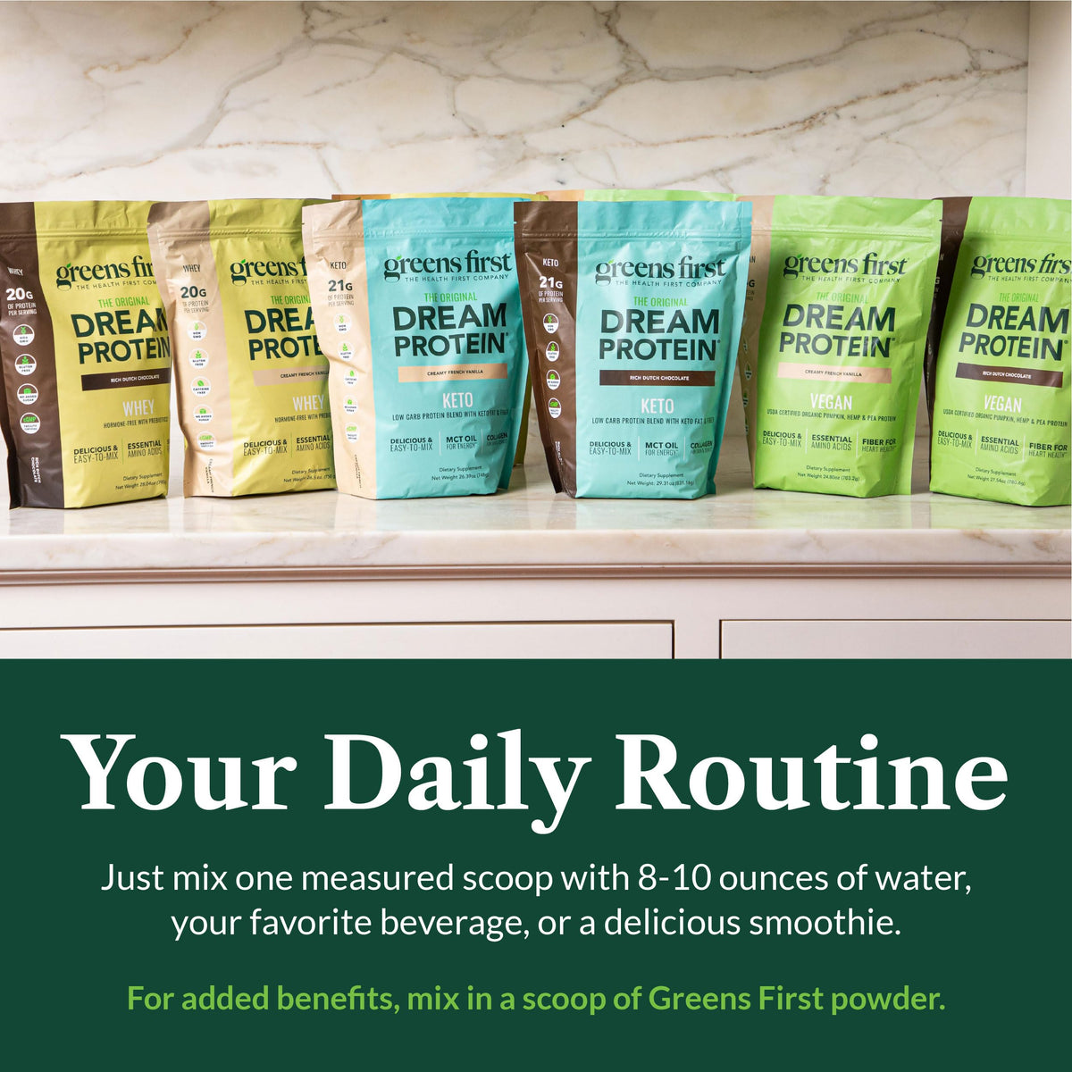Greens First Dream Protein Plant Based