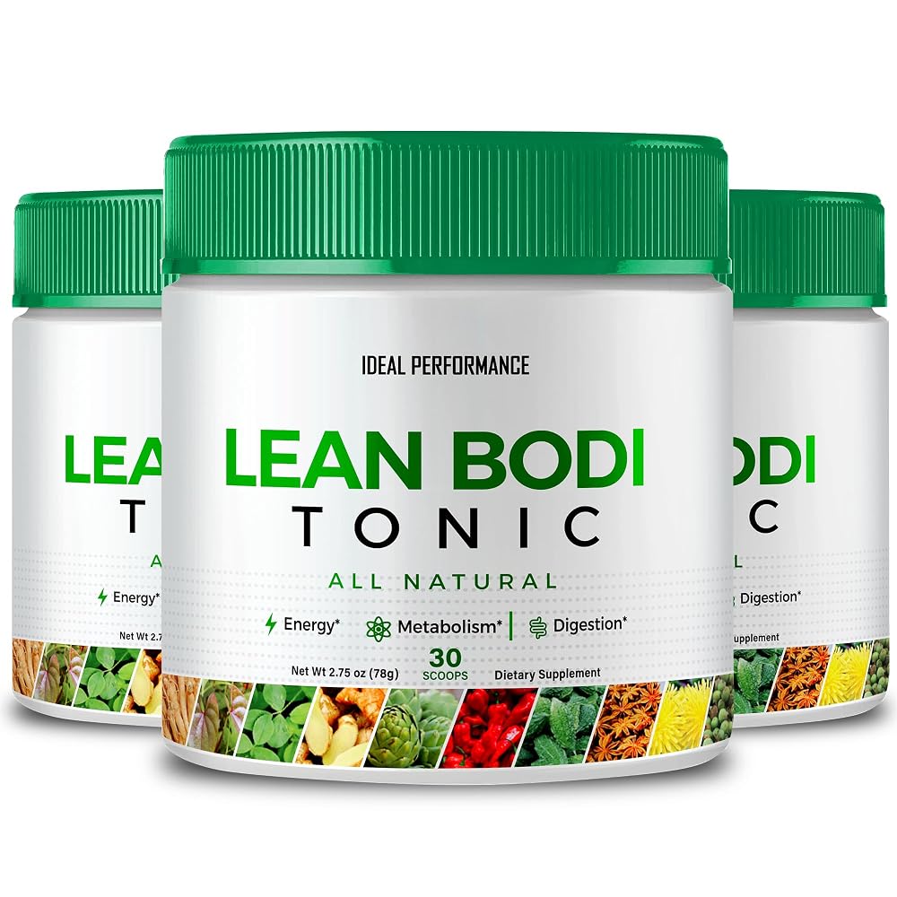 IDEAL PERFORMANCE Lean Bodi Tonic Powder - 3 Pack