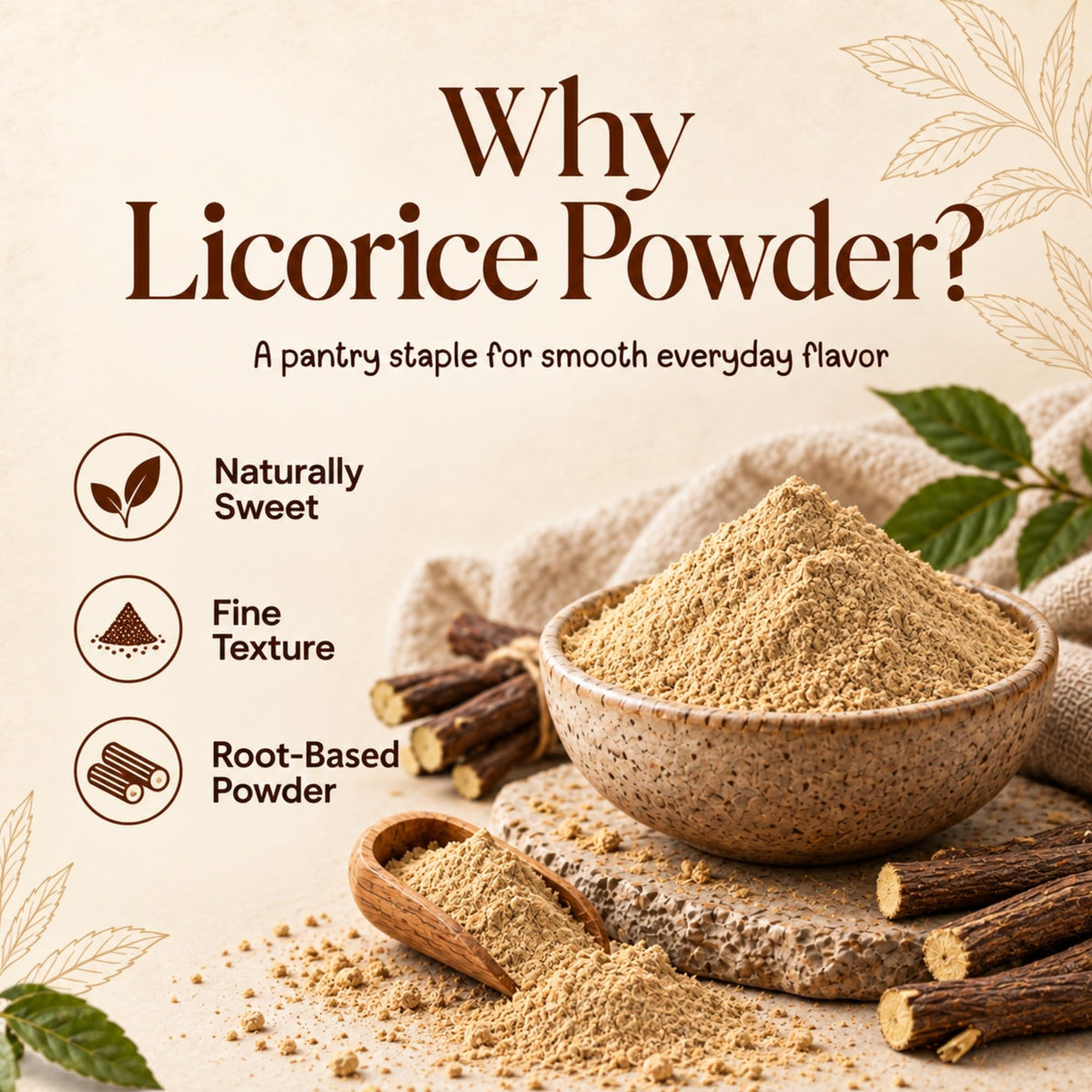 Jai Ho USDA Organic Licorice Root Powder - 1 LB - image 3