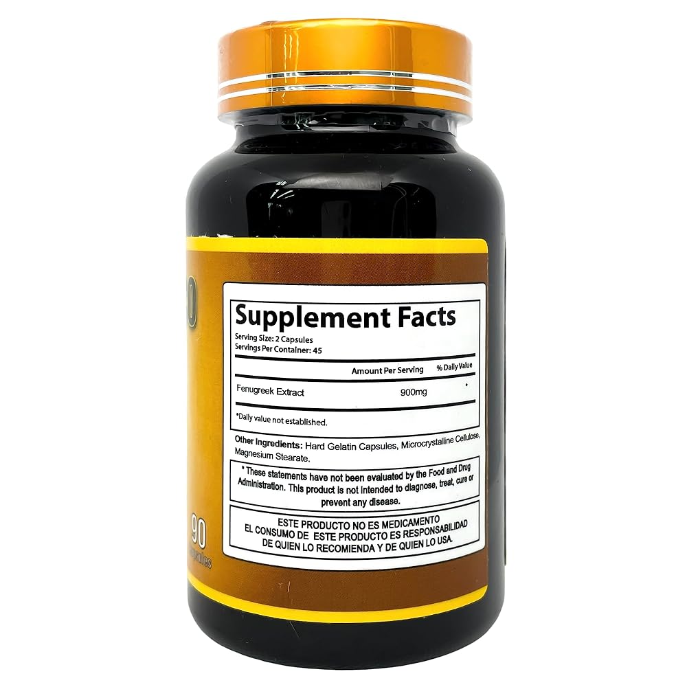 Productos El Colibri Fenugreek Extract 900mg - 90 Capsules - image 2