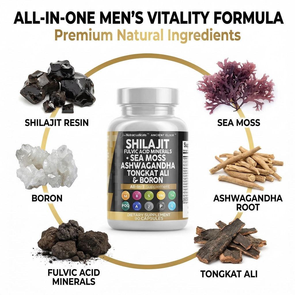 Clean Nutraceuticals Shilajit Supplement with Tongkat Ali - 90 Capsules - image 4