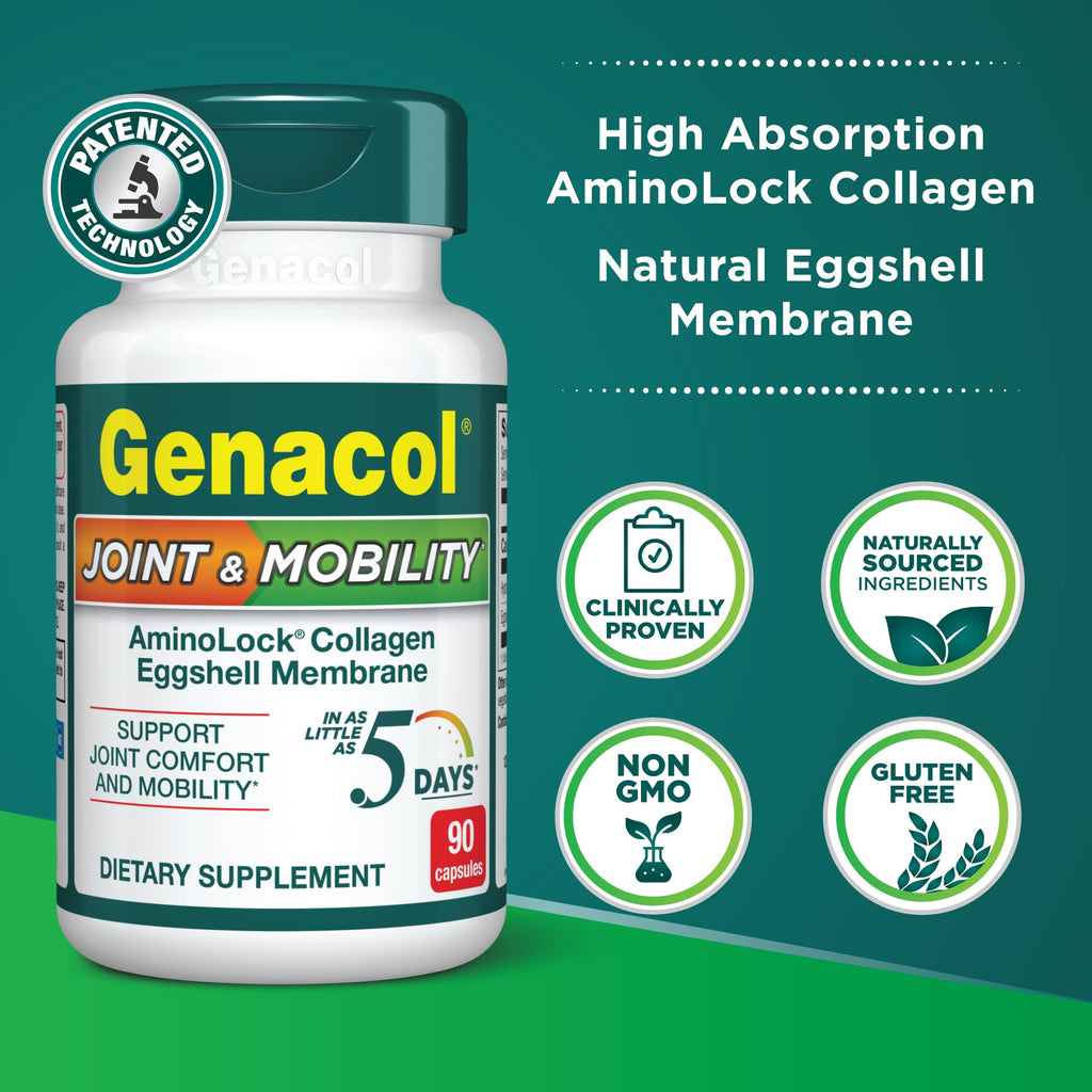 Genacol Joint & Mobility Eggshell Membrane & Collagen - 90 Capsules - image 2