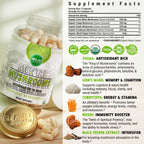 Maju Superfoods MENTAL Mushroom Capsules Organic Extract - 90 Count - image 5