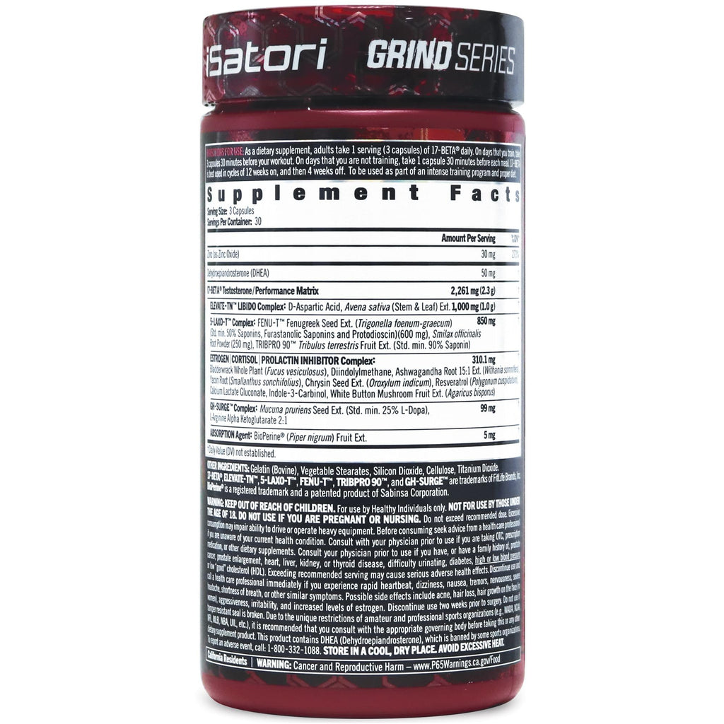 iSatori 17-Beta Anabolic Testosterone Booster - 90 Capsules - image 2